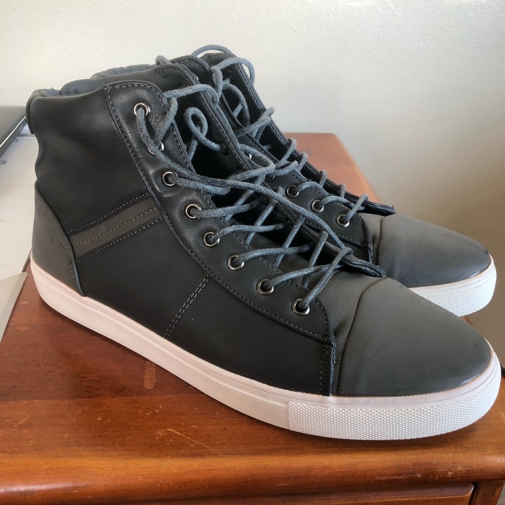 Grey sneaker high tops